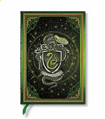 一本也免運費‼️ 哈利波特The Hogwarts Journal 限量經典熨金筆記本 - ￼史萊哲林  (接受訂購: 兩星期後到貨）
