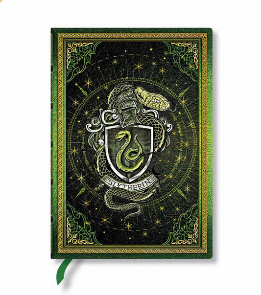 一本也免運費‼️ 哈利波特The Hogwarts Journal 限量經典熨金筆記本 - ￼史萊哲林  (接受訂購: 兩星期後到貨）