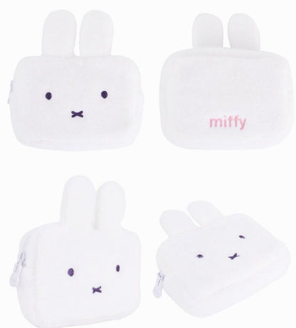 韓版 Miffy in Pastel Collection - Miffy 毛絨絨Face Pouch