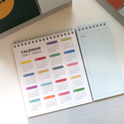 2026 Twin Desk Calender (with To Do List Memo Pad) * [預購貨品，下單後14天出貨]