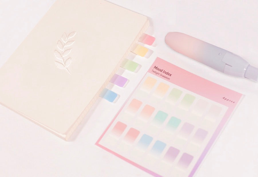 韓國Appree Twlight Gradation 漸變色Index Memo - 180 張入 (預購貨品）