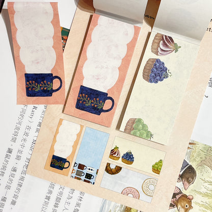 日本Cozyca 表現社 迷你簿子便條貼 *一套4種設計