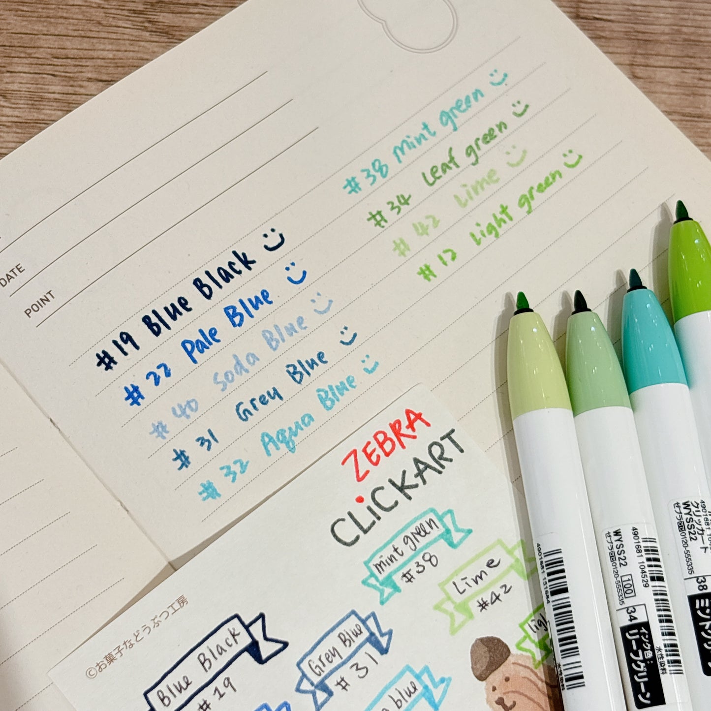 Clickart 0.6mm 按壓式 marker筆