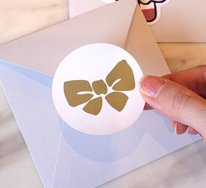 韓國插畫家썸켓츠心意卡系列 - 大蝴蝶結🎀的貓咪 - Congratulation