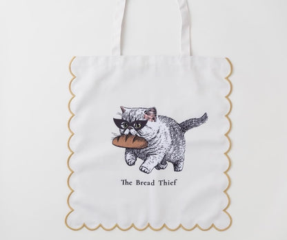 大容量收納‼️ 日本J. Studio 雙面雲朵刺繡Totebag - Meowsterpieces (預購貨品)