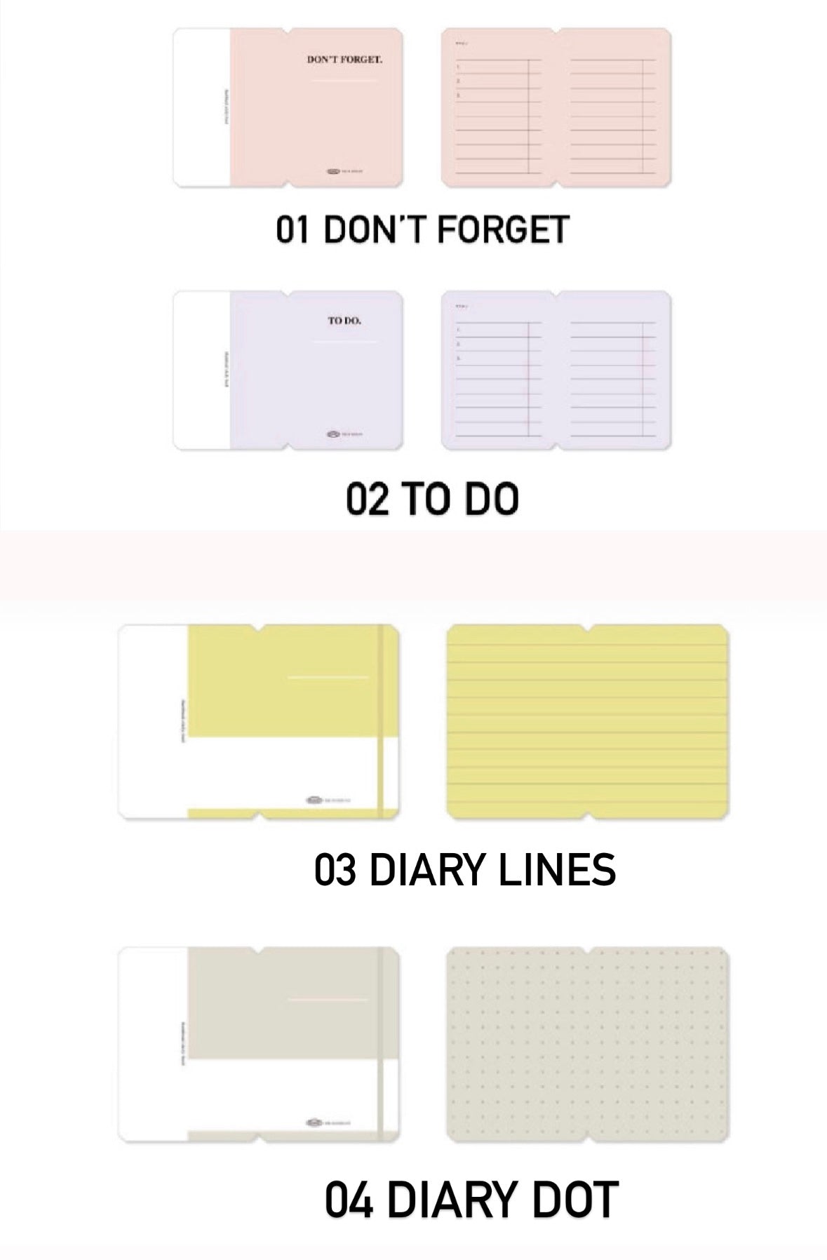 韓國Life Stationery 迷你書本造型便利貼 [ 部分現貨］