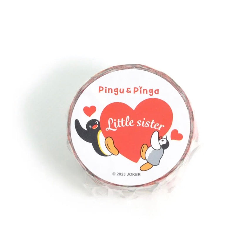日系企鵝家族Pingu Collection 紙膠帶：Pingu and Pinga