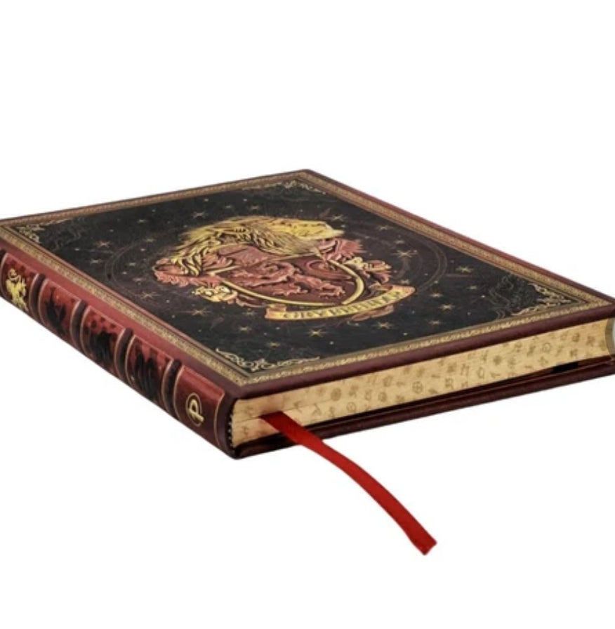 一本也免運費‼️ 哈利波特The Hogwarts Journal 限量經典熨金筆記本 -￼葛來芬多  (接受訂購: 兩星期後到貨）