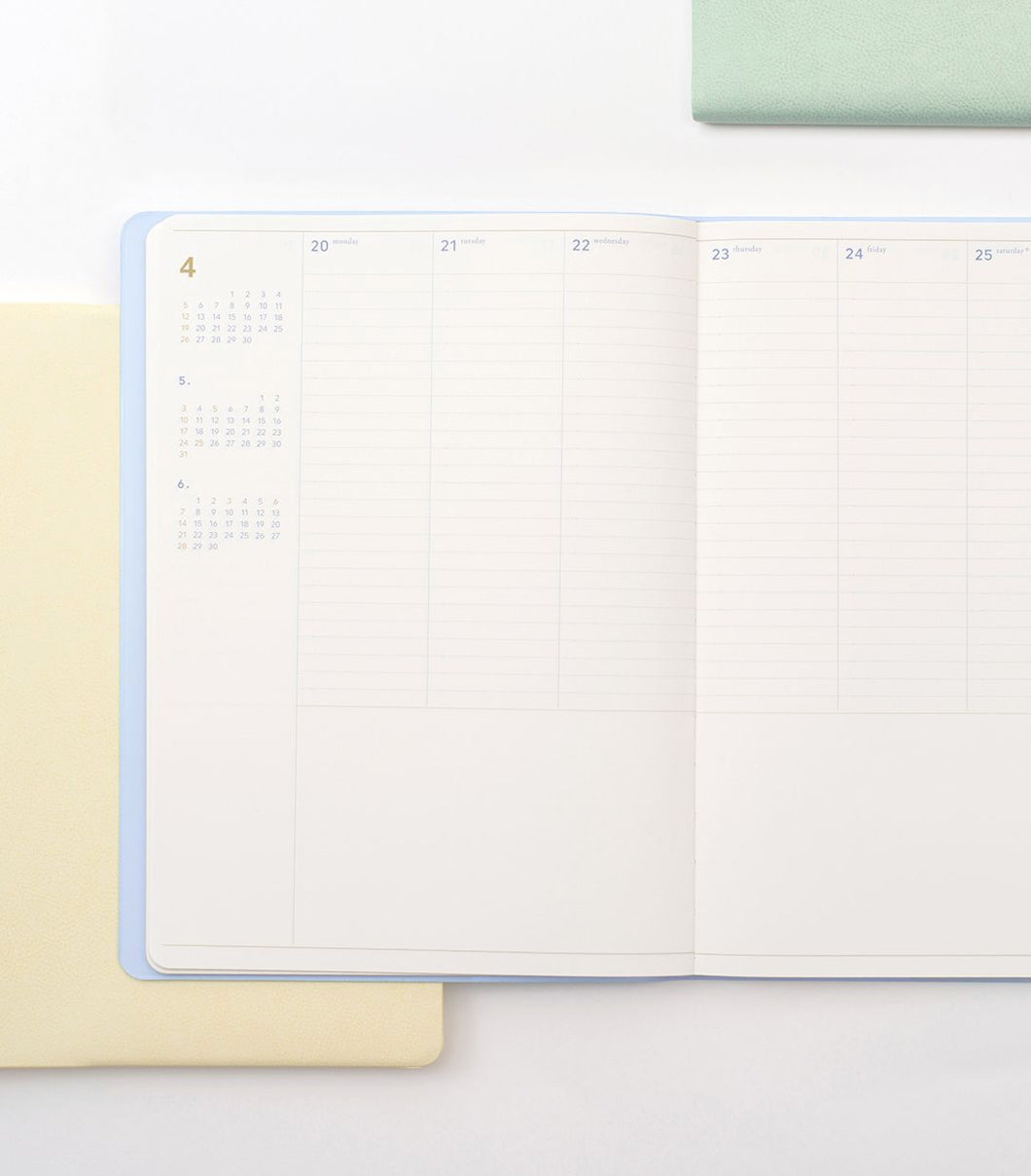 韓國 Full Design 2026  Pastel Souffle Schedule  系列 — A4 Size, 月+週計劃 [預購貨品，下單後14天出貨]