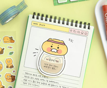 韓國春植便條貼 - 塞咗落玻璃樽/ 塞咗落膠袋