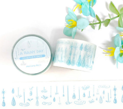 韓國Malang Day 和紙紙膠帶 - 雨後牽牛花  [預購貨品，下單後14天出貨]