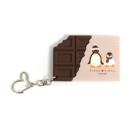 日系企鵝家族Pingu Collection 草莓朱古力鎖匙扣掛件