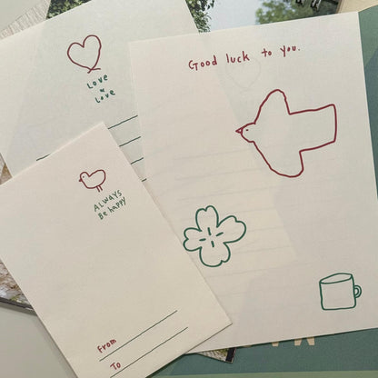 韓國信紙套裝 - Always be Happy