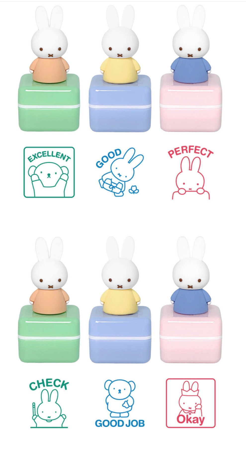 Miffy 系列滲透印章 - 無需印台 [ 預購貨品］