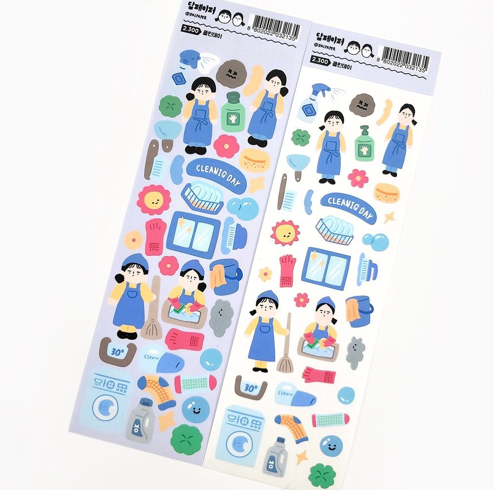 韓國The Paper 記錄我的日常貼紙 - 3款選擇