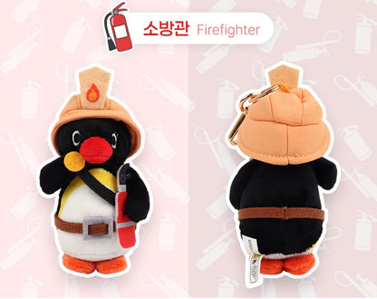 新品訂購88折‼️ 韓國企鵝家族Pingu Collection 毛公仔匙扣- 3 款造型 (預購貨品）