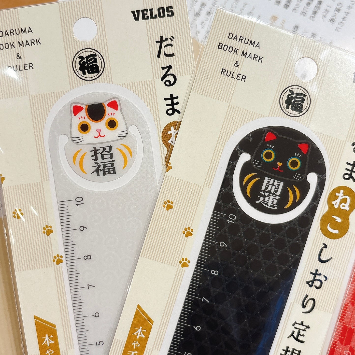 日本招財貓10cm Bookmark 間尺: 招福/開運