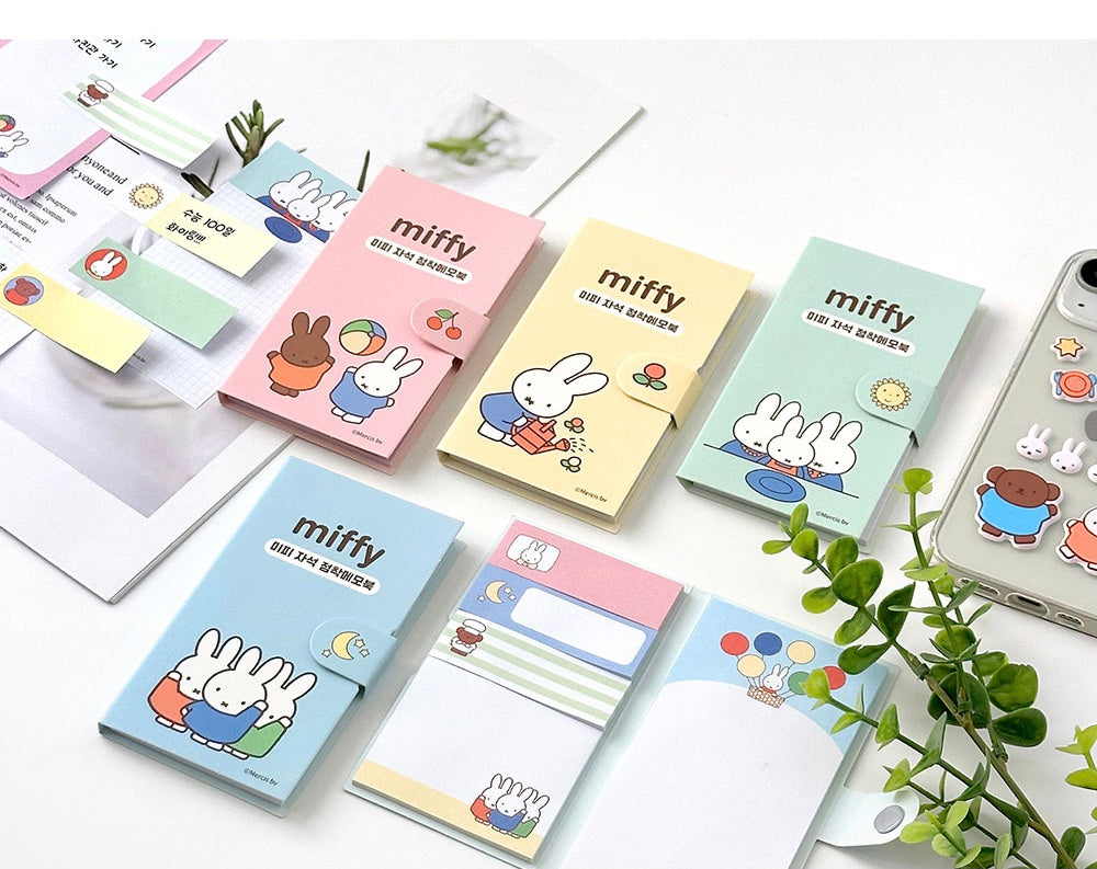 Classic Miffy Sticky Memo set（具黏貼力）{網站先售，隨機款式}