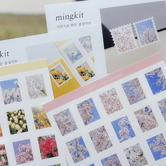 韓國M.Kit Photography Stamp 郵票貼紙 - 兩款