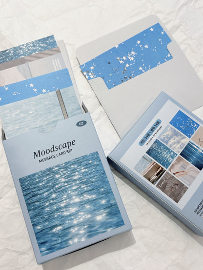 韓國 Moodscape Mini Message Card Set (一套24張)