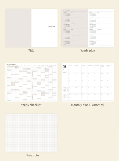 韓國2026 Ardium Monthly Schedule 淨月計劃 - 6 種封面 [預購貨品，下單後14天出貨]