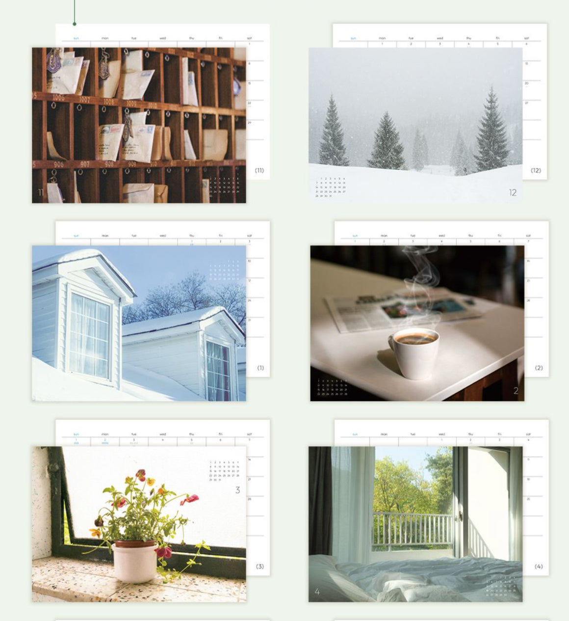 韓國Life in Flow 2026 桌上月曆 [預購貨品，下單後14天出貨]