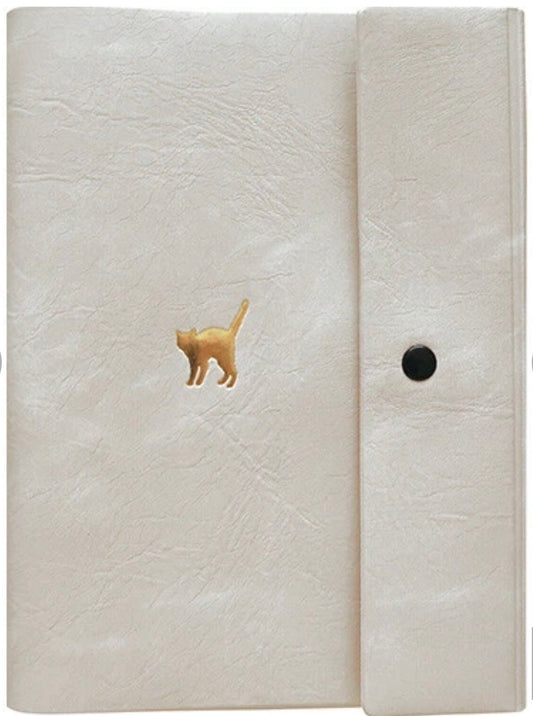 日本Cotomo Journal Cover 連1本筆記簿套裝 (B6 尺寸): 金色貓咪與粉紅小狗 [預購貨品，下單後14天出貨]