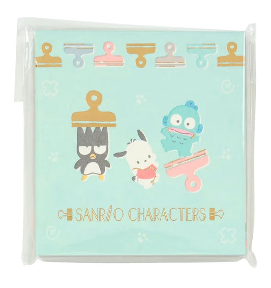Sanrio Characters PC狗和水怪和XO的文具時間便條簿