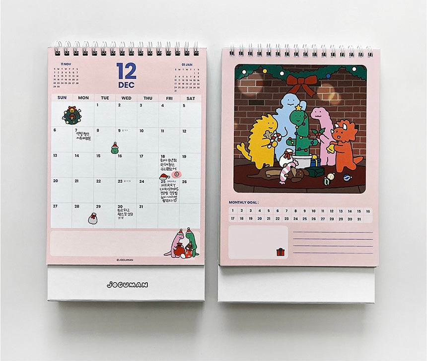 韓國Kakao Friends x Joguman 2026 桌上月曆 * [預購貨品，下單後14天出貨]
