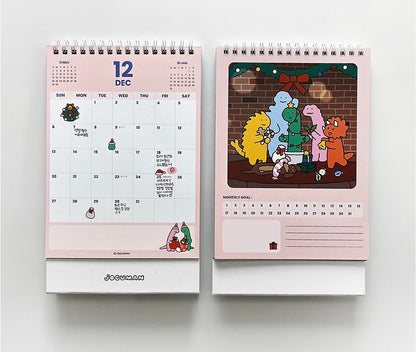 韓國Kakao Friends x Joguman 2026 桌上月曆 * [預購貨品，下單後14天出貨]