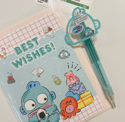 日本 Sanrio Characters 透明窗框大頭造型鉛芯筆- 6 個角色