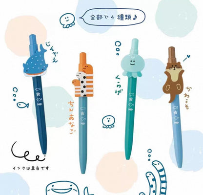 日本デコレ海洋世界 0.5 黑色原子筆 - 一共4 款