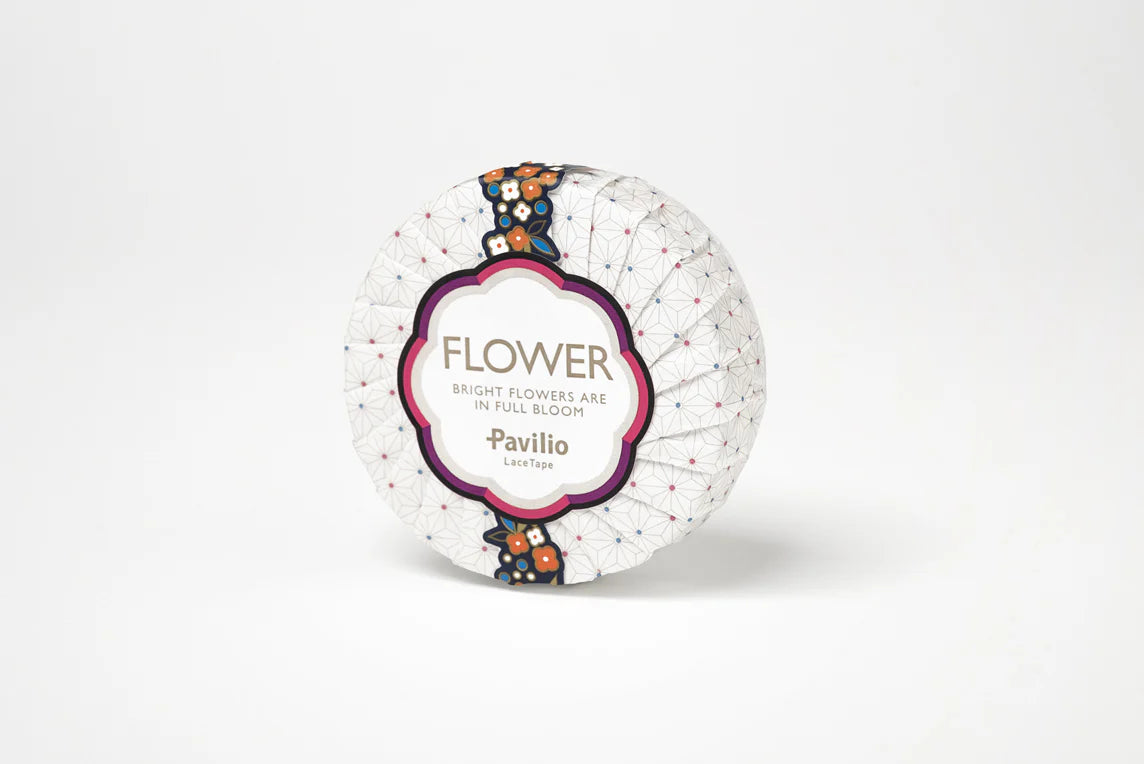[7 月25 日截單］日本Lace Tape 系列花卉紙膠帶 - Flower