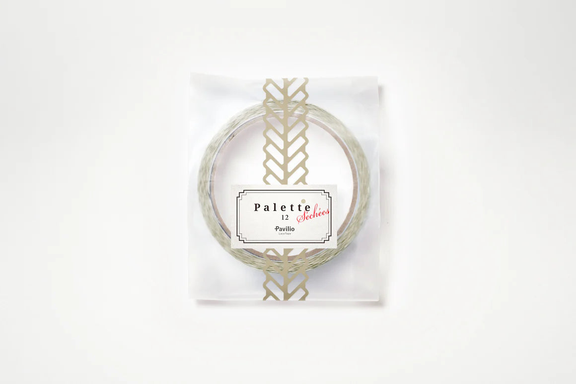 [7 月25 日截單］日本Lace Tape 系列厘士鏤空紙膠帶 - PALETTE SÉCHÉES
