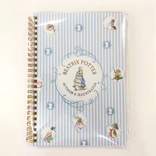 日本Peter Rabbit 彼得兔系列A5 筆記簿 - 藍色條子