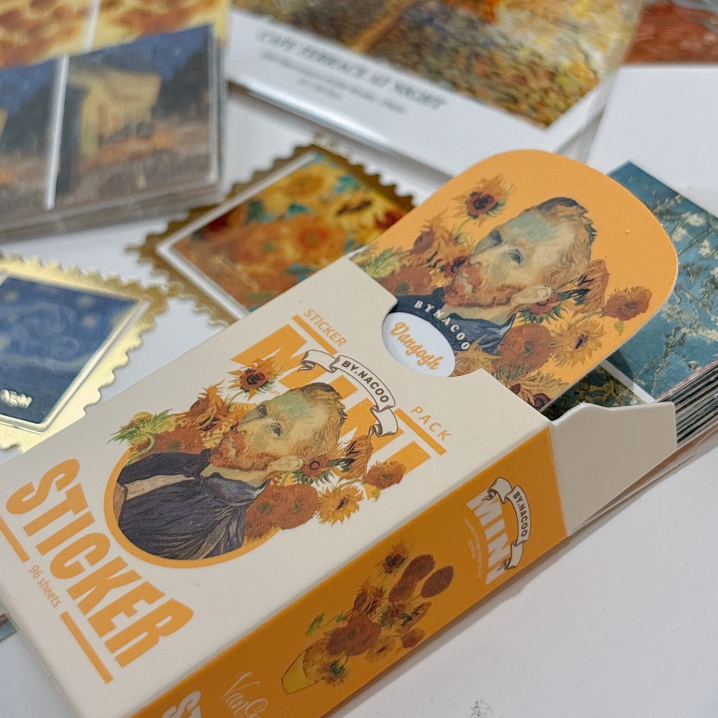Van Gogh Collection 紙盒裝96 張貼紙- 梵高的畫作系列