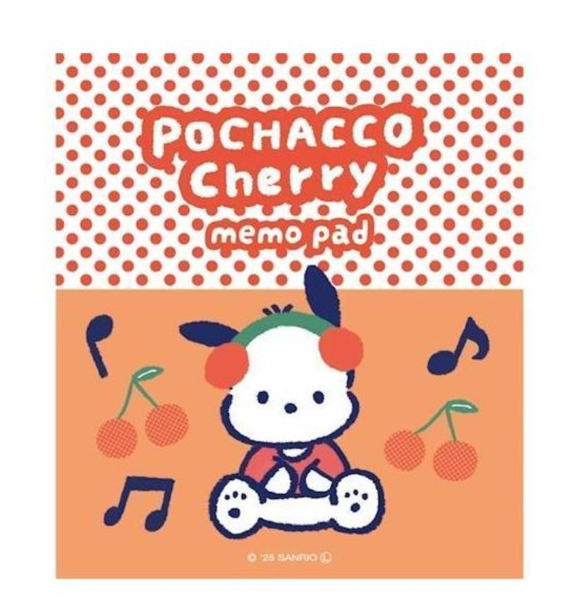 日本Sanrio 經典系列便條簿 - 水果PC 狗 [限量發行]