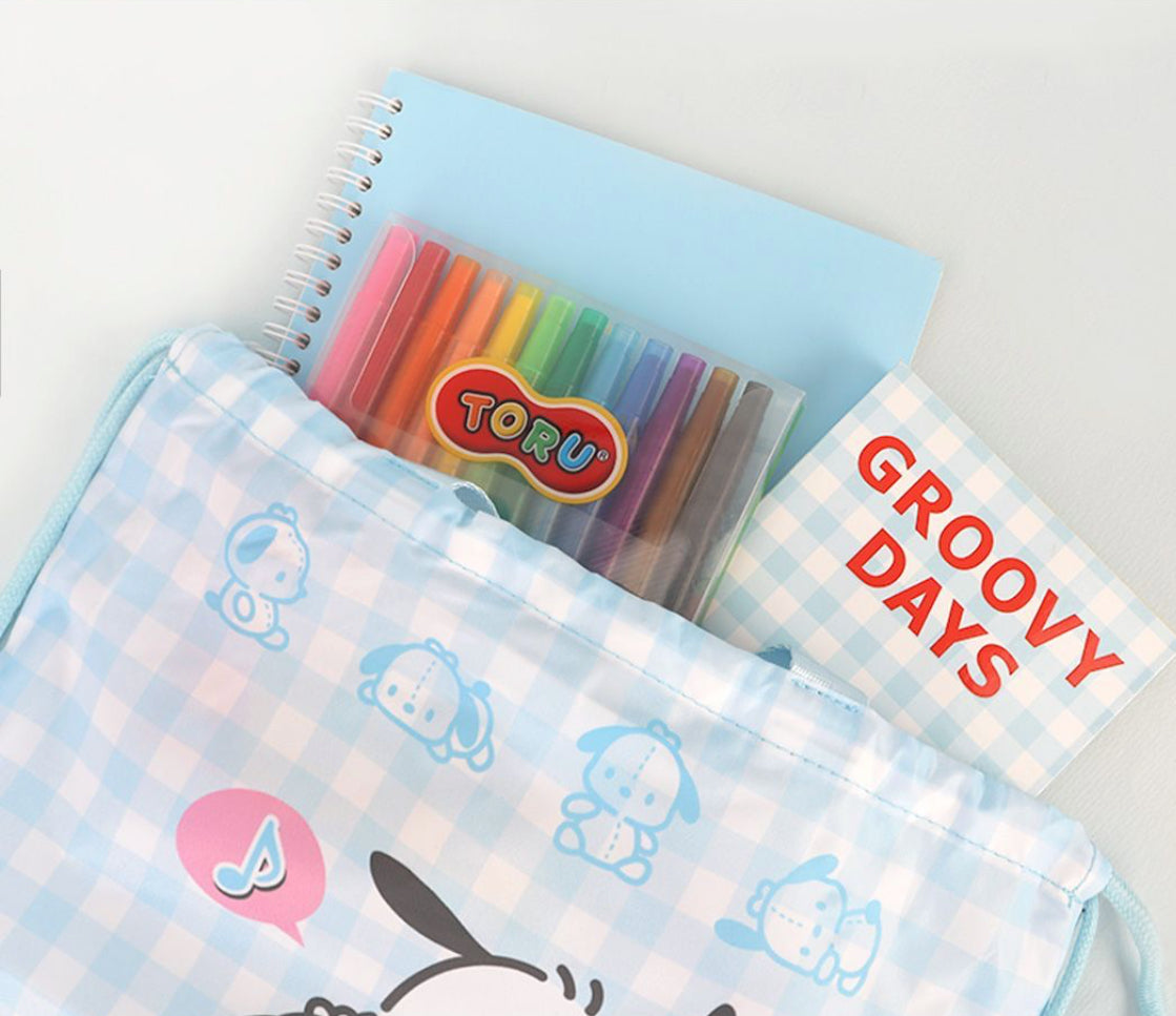 Sanrio Characters 防水索繩收納袋- PC狗 [預購貨品，下單後14天出貨]