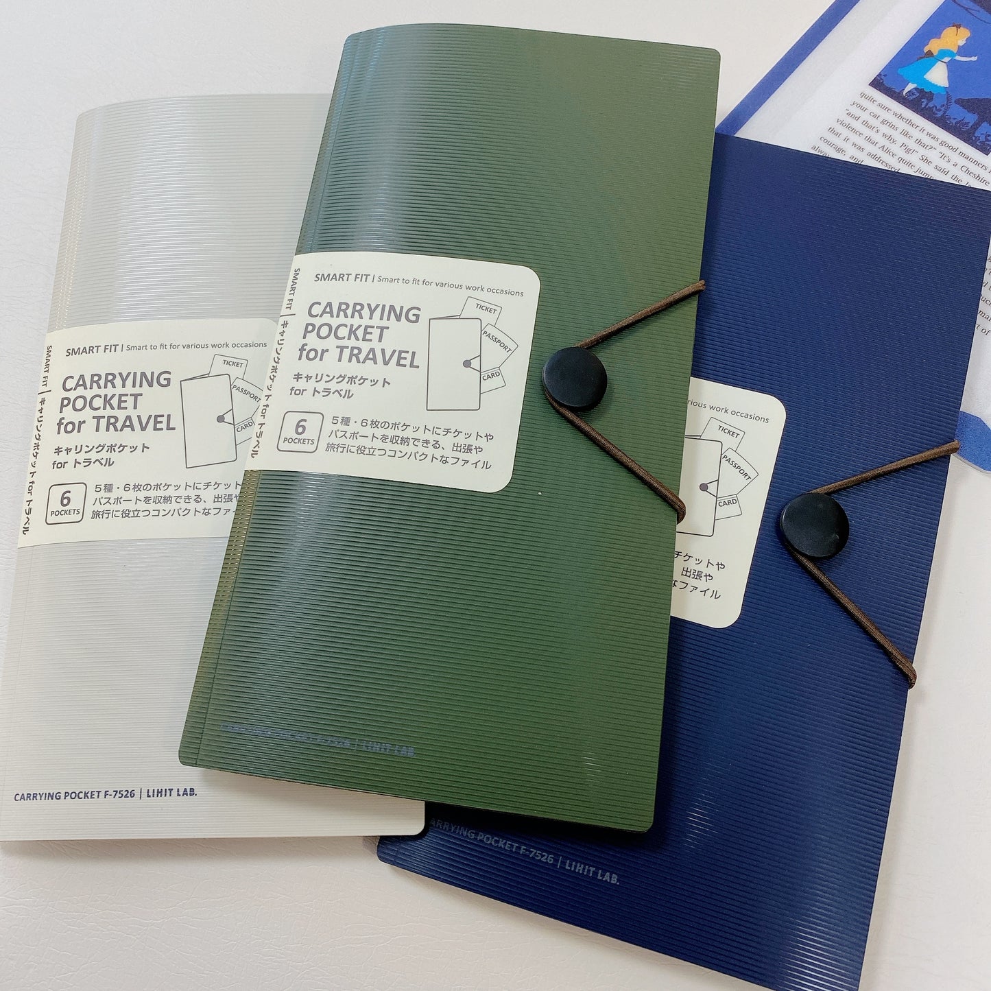 買兩個減$12 ‼️日本Lihit Easy Pocket 旅行收納專用夾 - 3 色選擇 [預購貨品]