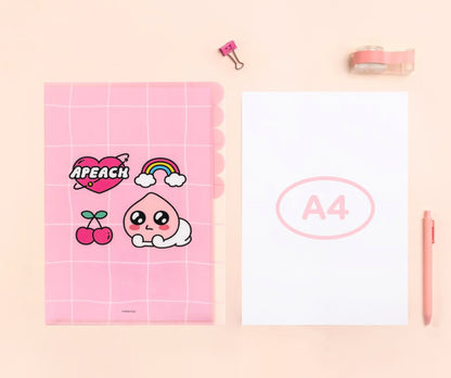 韓國 Kakao Friends 5 Pockets Folder 文件夾 - 春植 / Apeach / Ryan