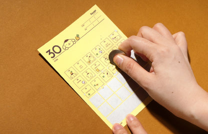 30天挑戰 - Habit tracker Sanrio 擦擦卡  (一套兩張）