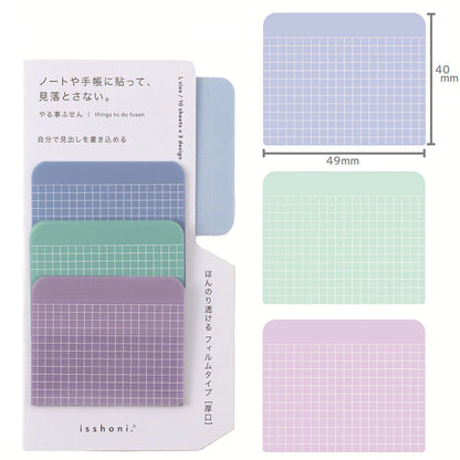 日本Isshoni 加厚半透明可書寫Index便條貼