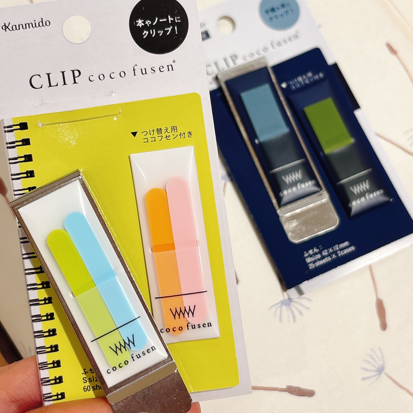 日本 Clip Coco Fusen 書夾型 Index Memo - 2 色選擇