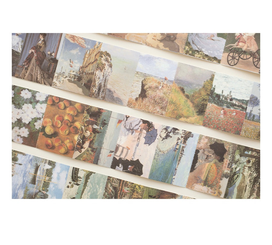 Art Collection 盒仔貼紙莫內的藝術館: 48 張盒裝貼紙 （再版加印）