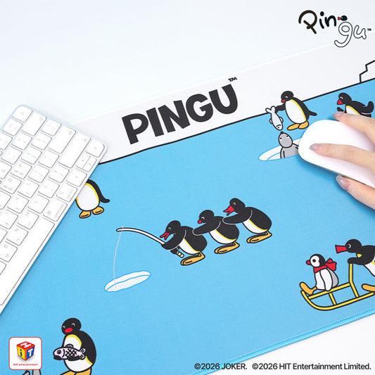 韓國Pingu 家族桌上長形Desk Mat <預購貨品: 14 天出貨 >