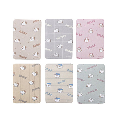 日本 Snoopy & Family 小鐵盒貼紙Set- 內有：36張貼紙