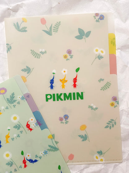 日本任天堂Pikmin A5 3 pocket 文件夾 兩色可選 💚💛預購貨品