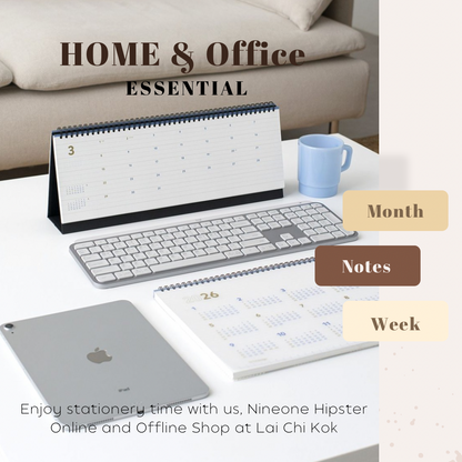 打破傳統月曆設計‼️生活必備‼️韓國Standing Month to Week 2026 桌上月曆