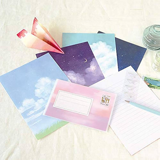 日本Shiro 天空の色 信紙套裝 - 三款