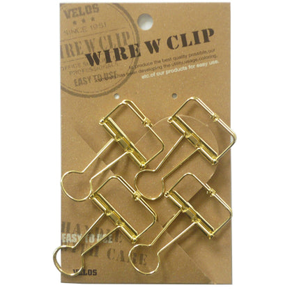 日本 Wire W Clip 萬用金屬夾子套裝 - 一套四個